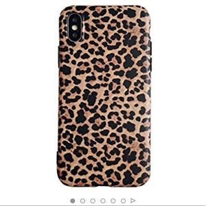 iPhone XS Max leopard print case